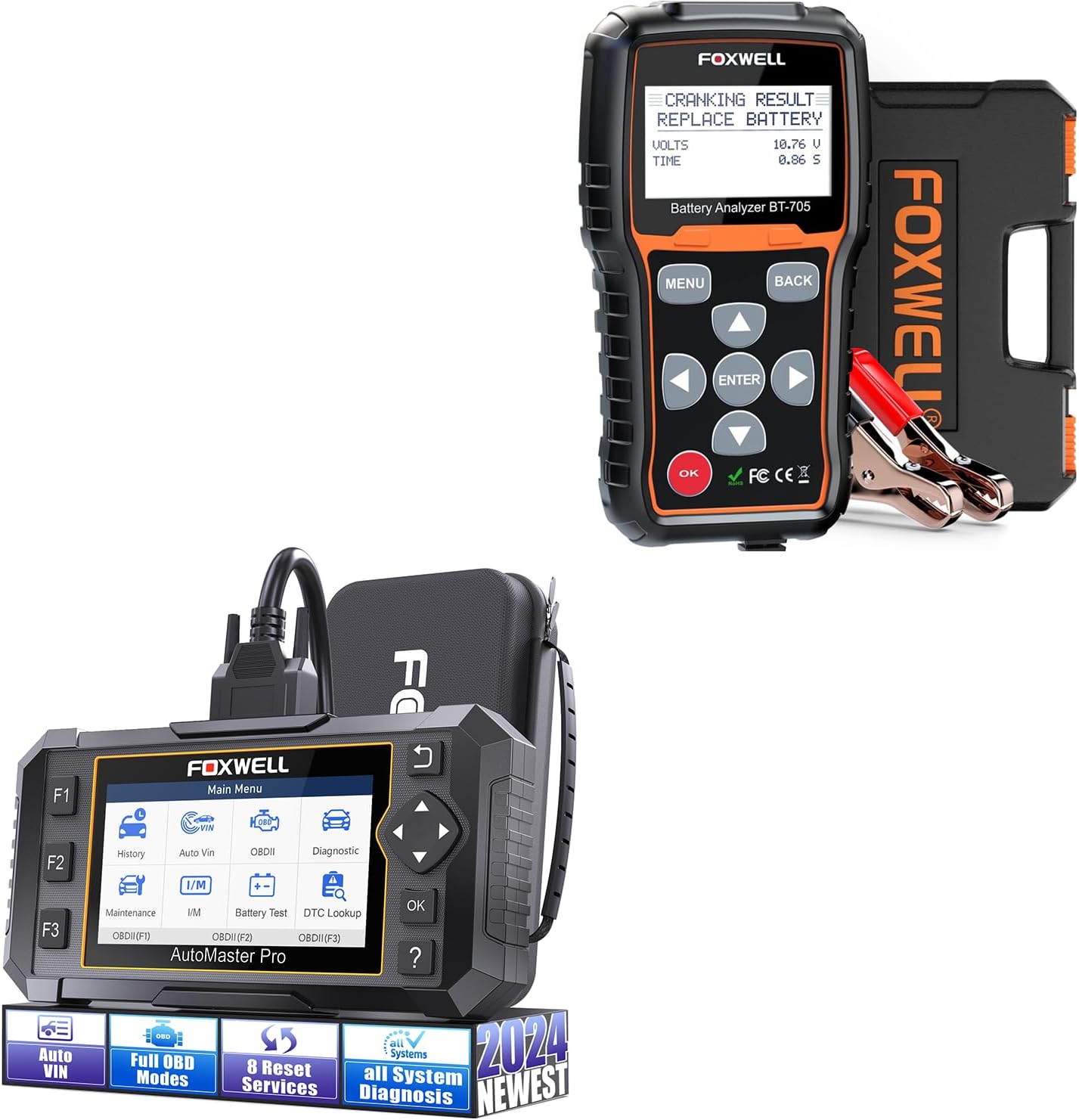 FOXWELL NT624 Elite + BT705 Diagnostic Bundle