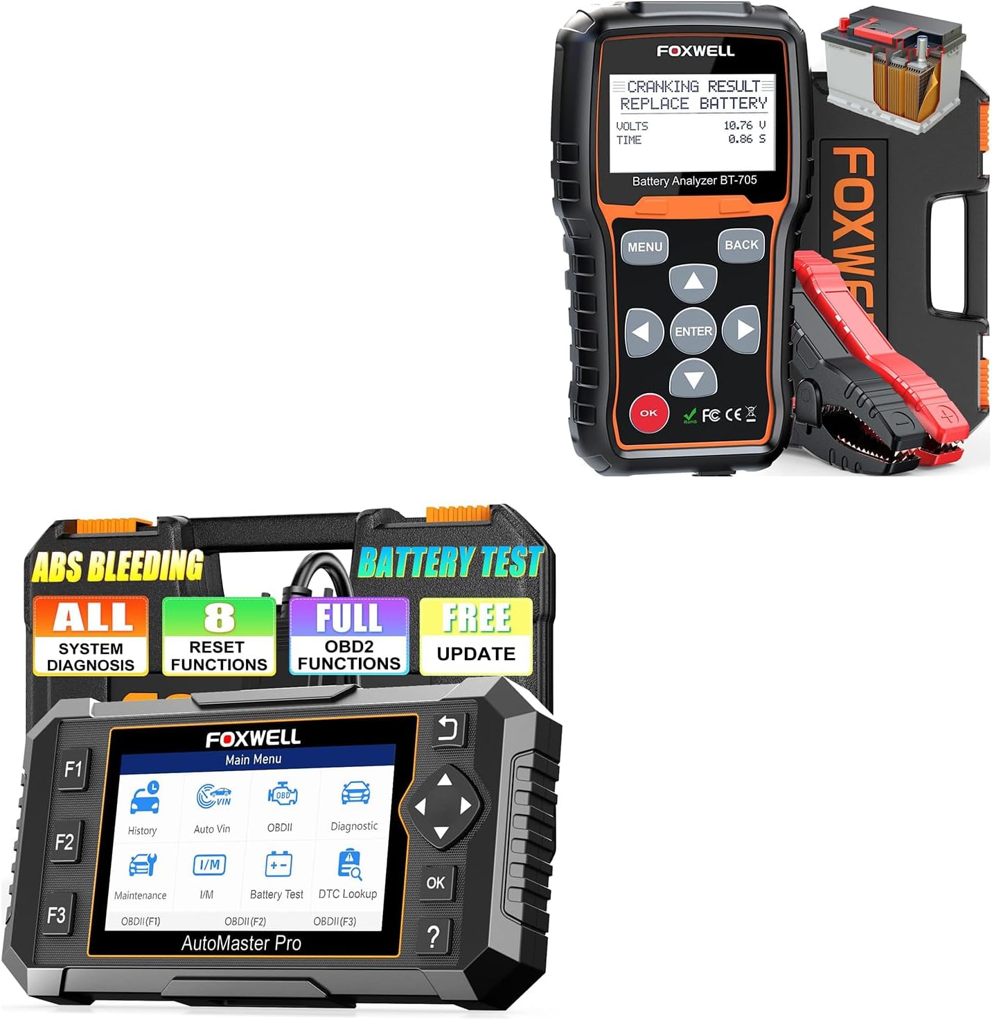 FOXWELL NT624 Elite + BT705 Diagnostic Bundle