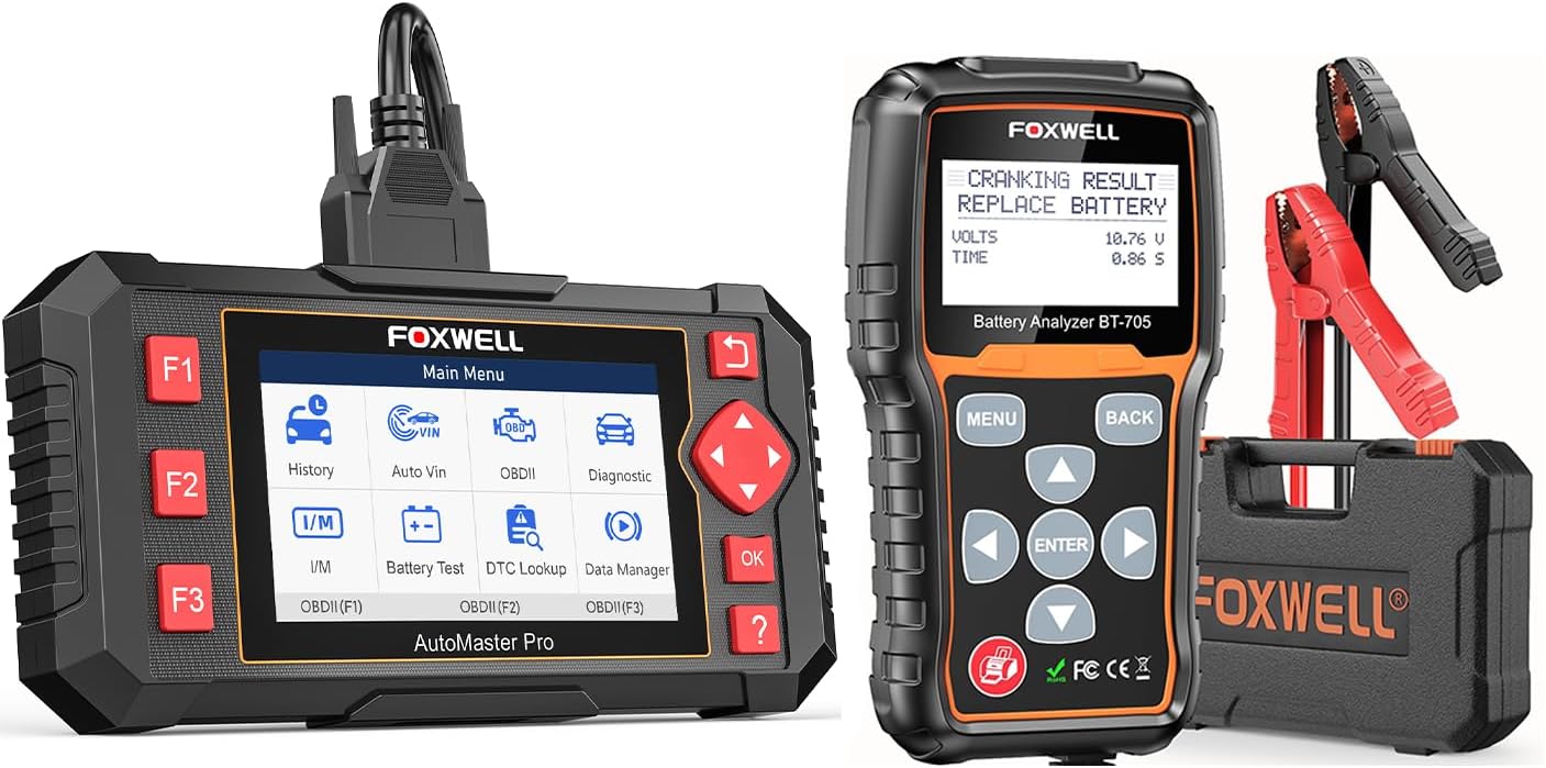 FOXWELL NT604 + BT705 Diagnostic Bundle