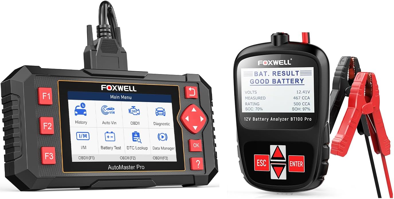 FOXWELL NT604 + BT100 Diagnostic Bundle