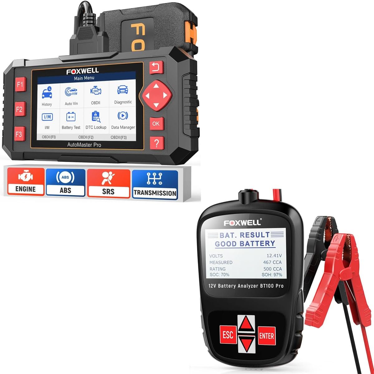 FOXWELL NT604 + BT100 Pro Diagnostic Bundle