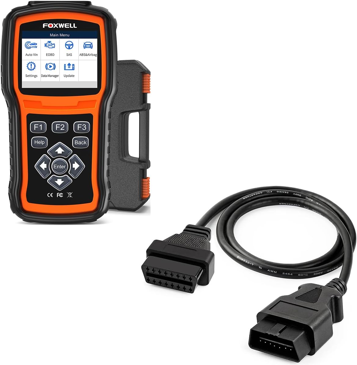 FOXWELL NT630 Plus ABS/SRS OBD2 Scanner with Brake Bleeding