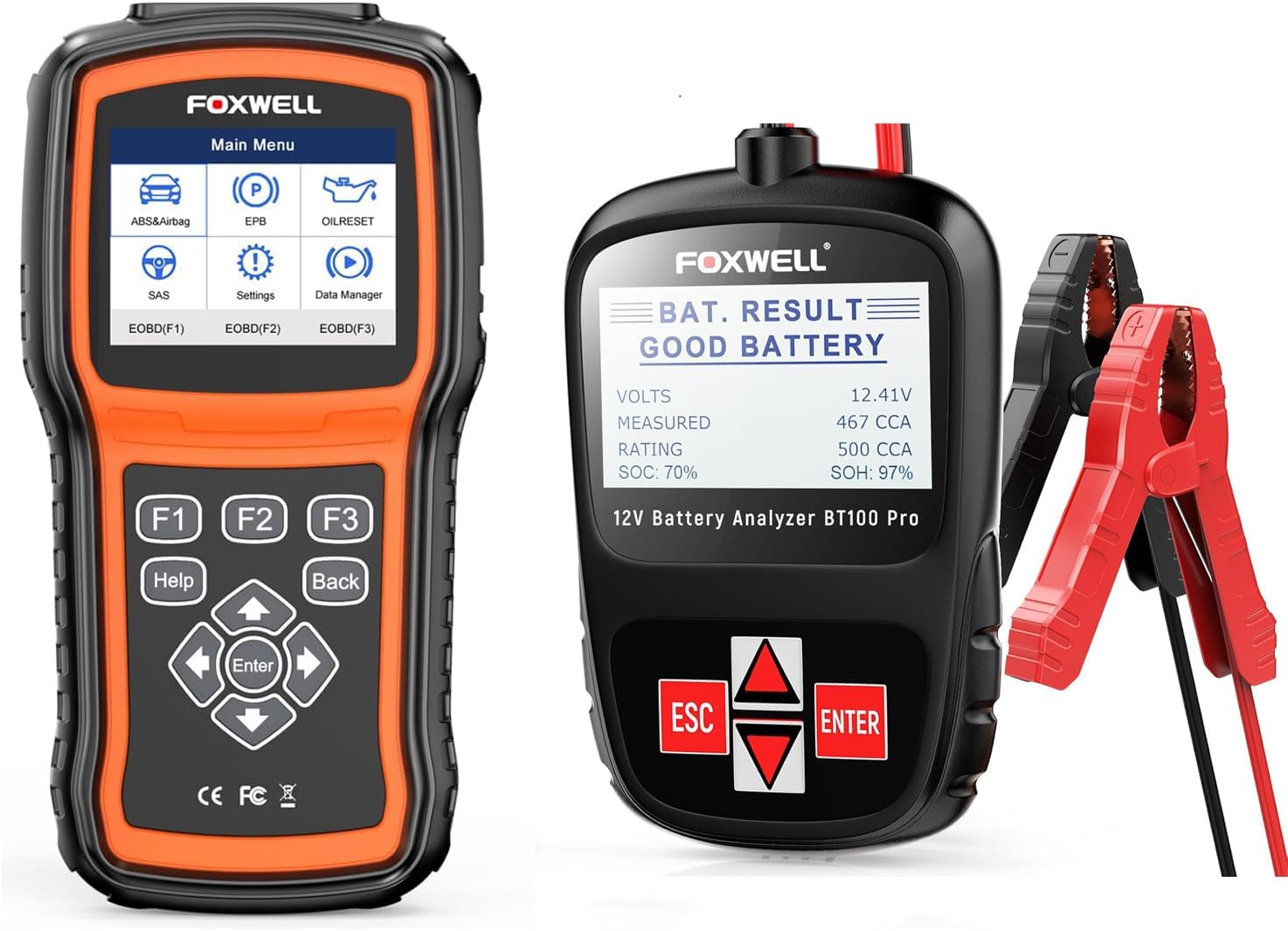 FOXWELL NT630 Plus + BT100 Diagnostic Bundle