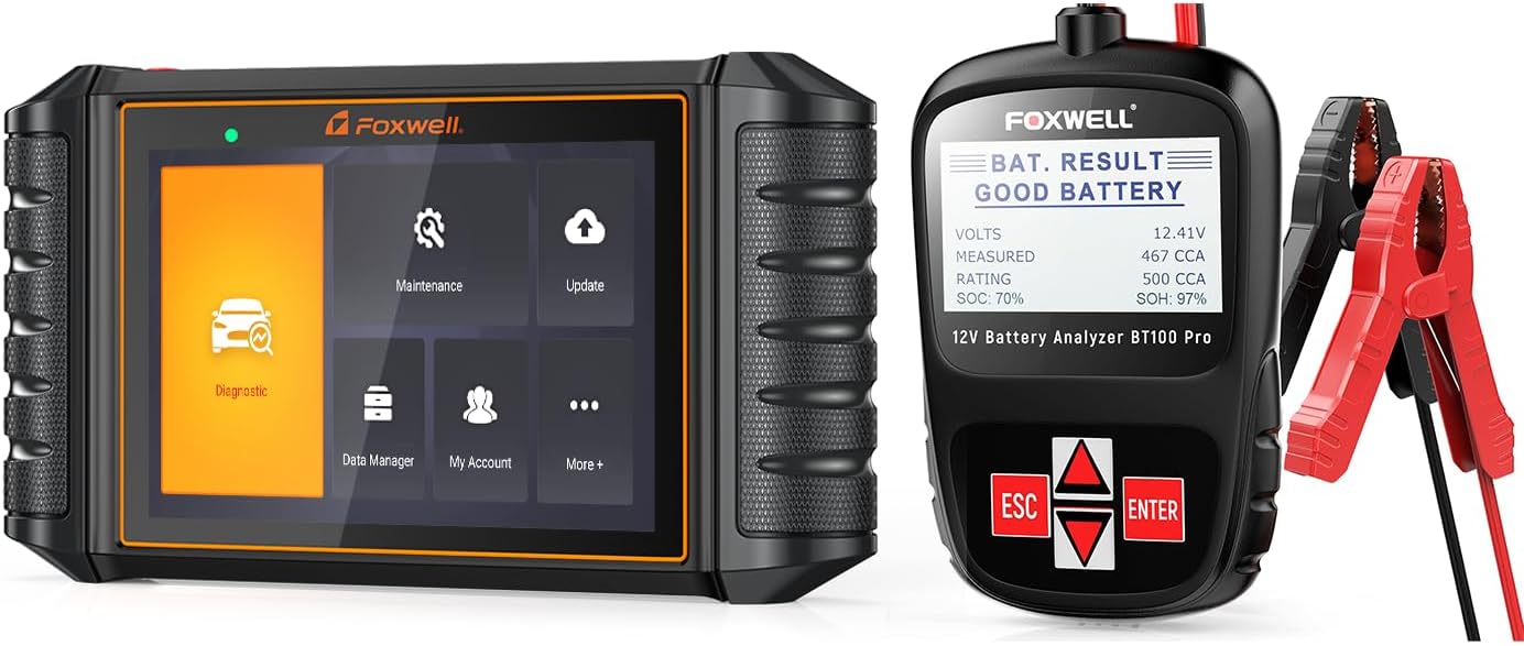 FOXWELL NT726 All-System OBD2 Scanner — 12 Service Resets
