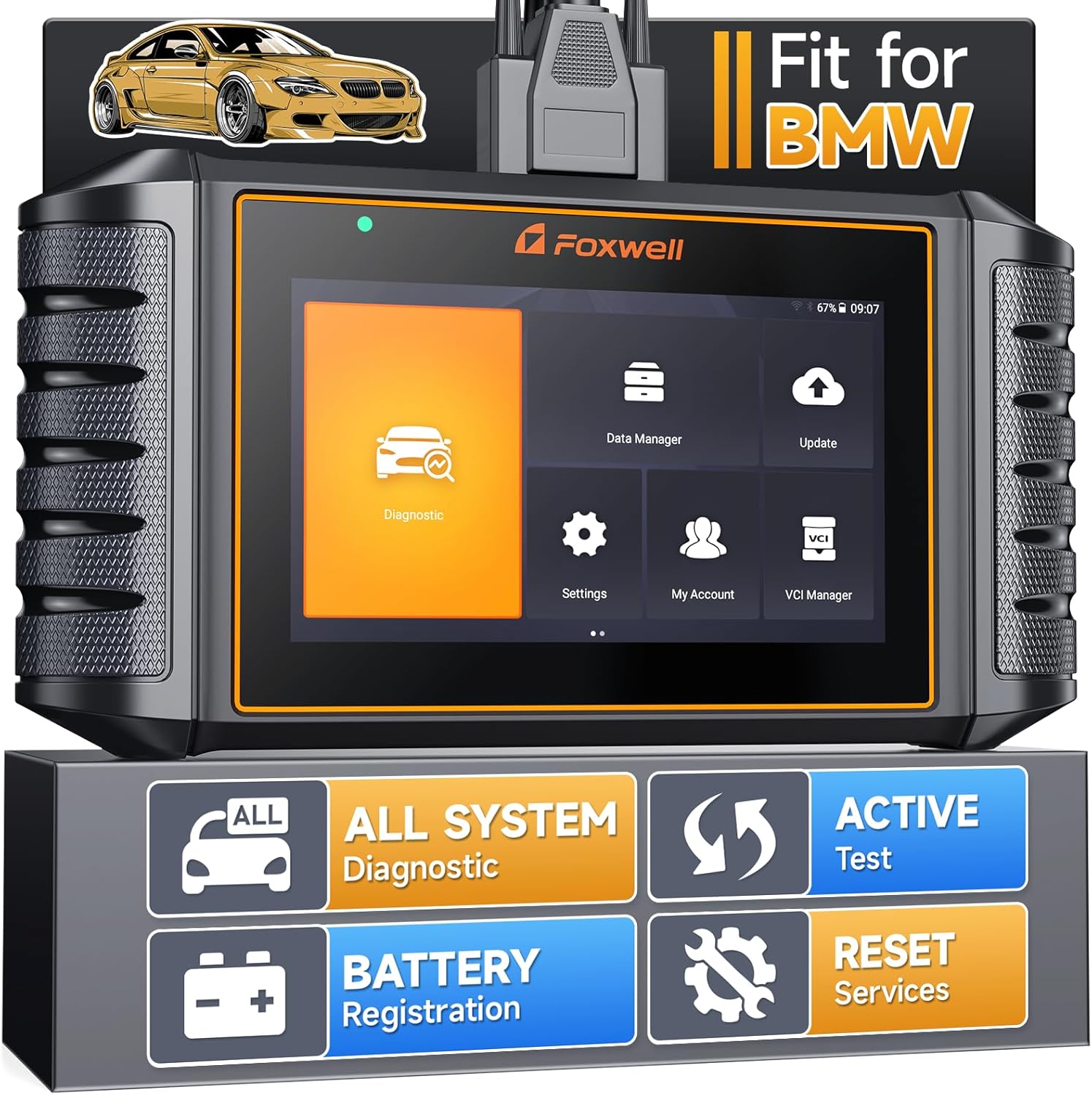 FOXWELL NT710 Full-System OBD2 Scanner for BMW & Mini