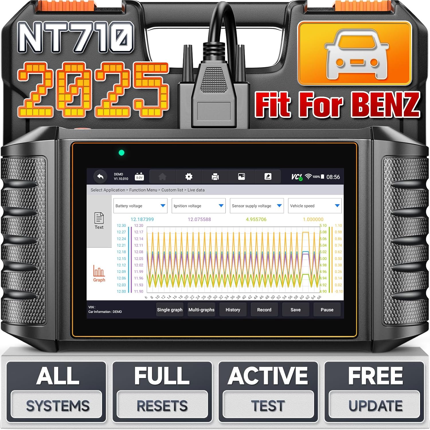 FOXWELL NT710 Full-System OBD2 Scanner for Mercedes-Benz