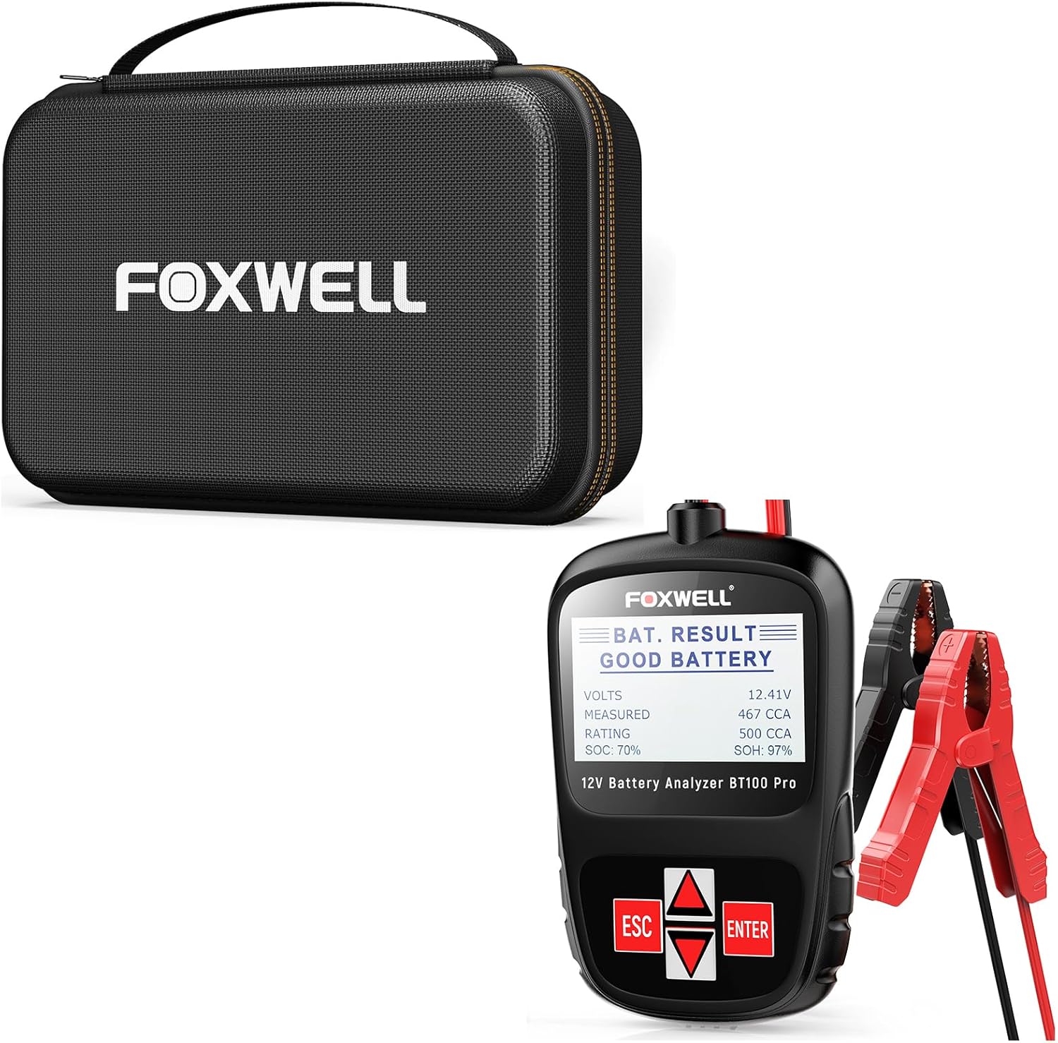 FOXWELL NT301 + BT100 Pro Diagnostic Bundle with Case