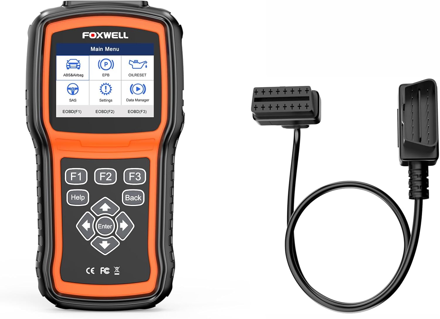 FOXWELL NT630 Plus ABS/SRS OBD2 Scanner with Brake Bleeding