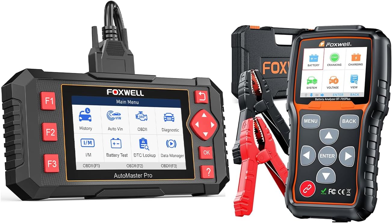 FOXWELL NT630 Plus ABS/SRS OBD2 Scanner with Brake Bleeding