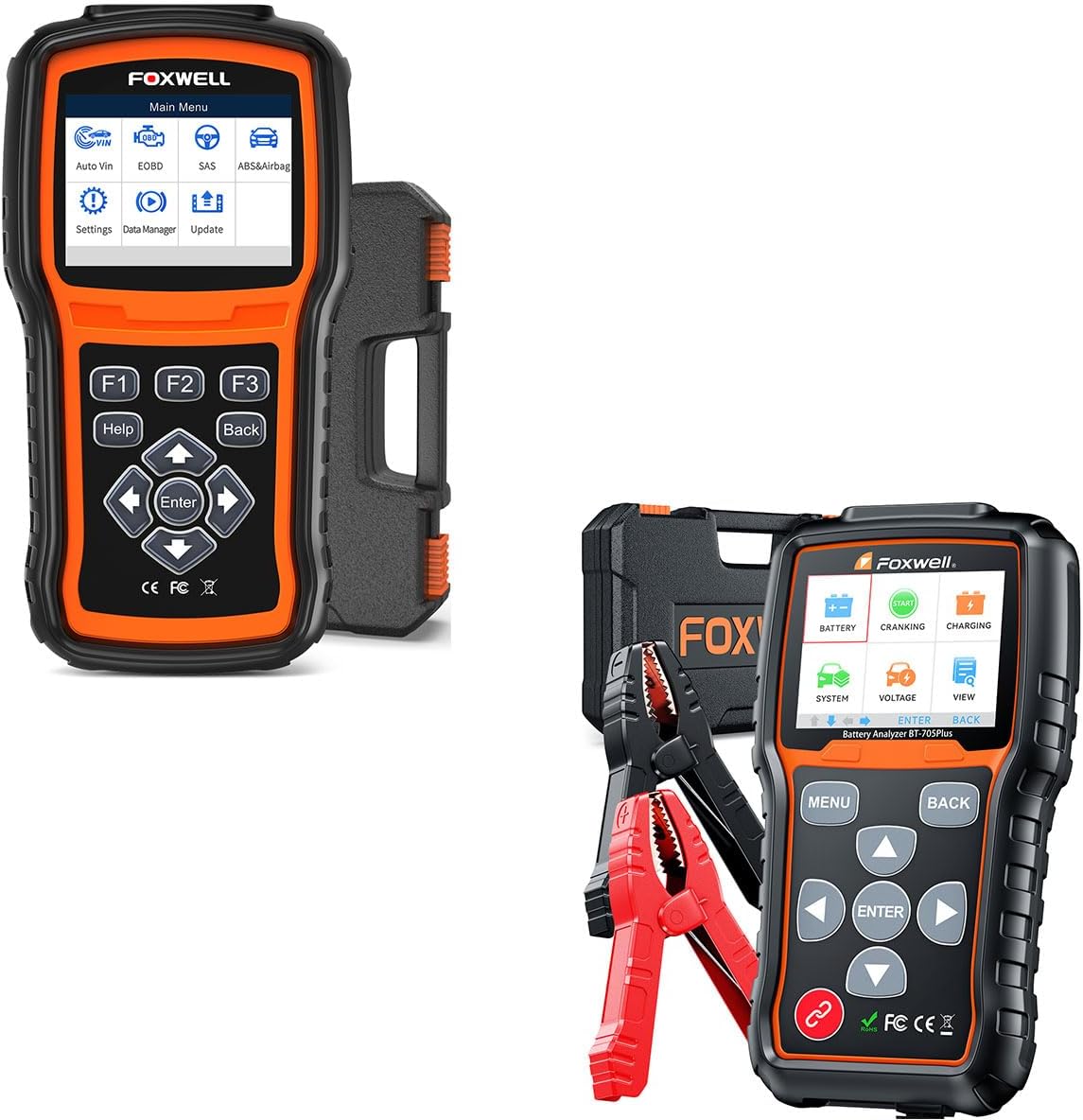FOXWELL NT630 Plus ABS/SRS OBD2 Scanner with Brake Bleeding