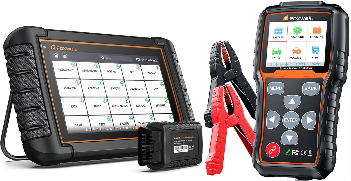 FOXWELL BT705 Bidirectional OBD2 Scan Tool — Full System Diagnostics