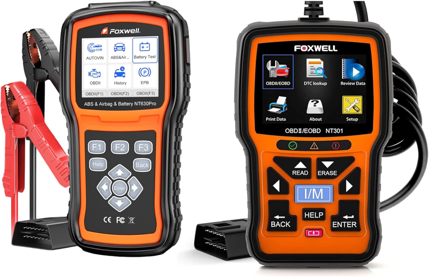 FOXWELL NT630 Pro + NT301 Diagnostic Bundle