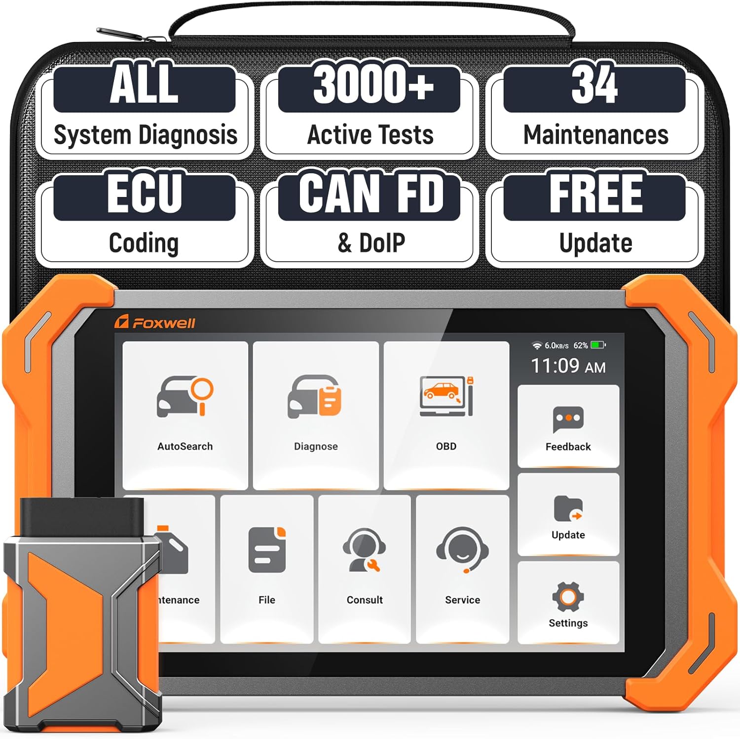 FOXWELL NT510 Elite Full-System OBD2 Diagnostic Scanner